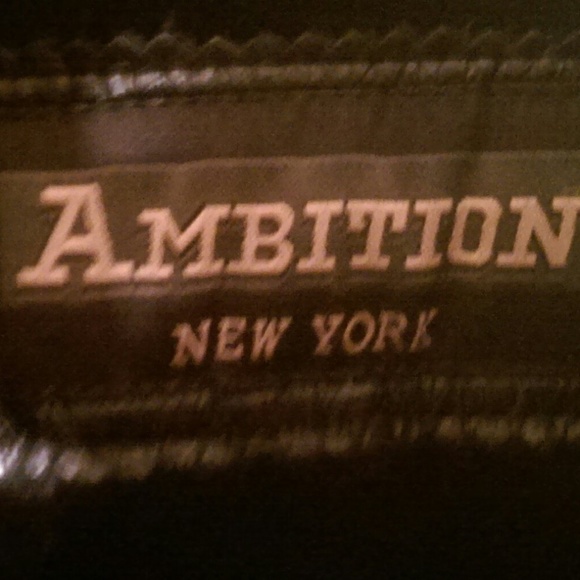 Ambition New York Men's Leather Jacket with Vest - Picture 3 of 8